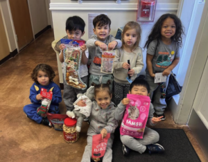 Students bring holiday cheer to animal shelter