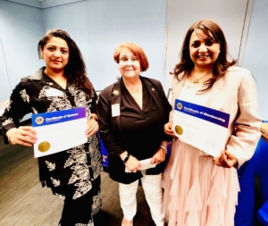 An ‘inspiring start’ for new Lions Club member